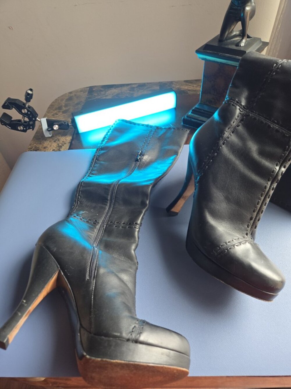 Vince Camuto “Imagine” Black Leather Boots – Side 7